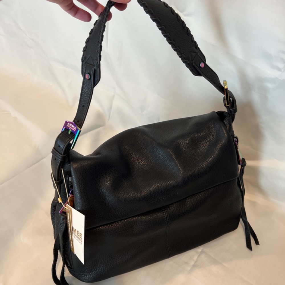 Aimee Kestenberg Bali Hobo Black with Multi-color Hardware *NWT* - Picture 2 of 12